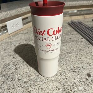 Diet Coke Social Club Tumbler - Red and White